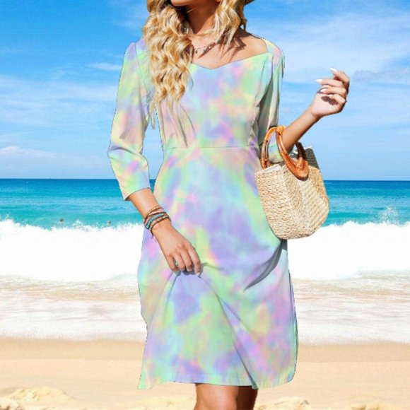 Pastel Sun, Beach Dress All Sizes - Picture 1 of 5
